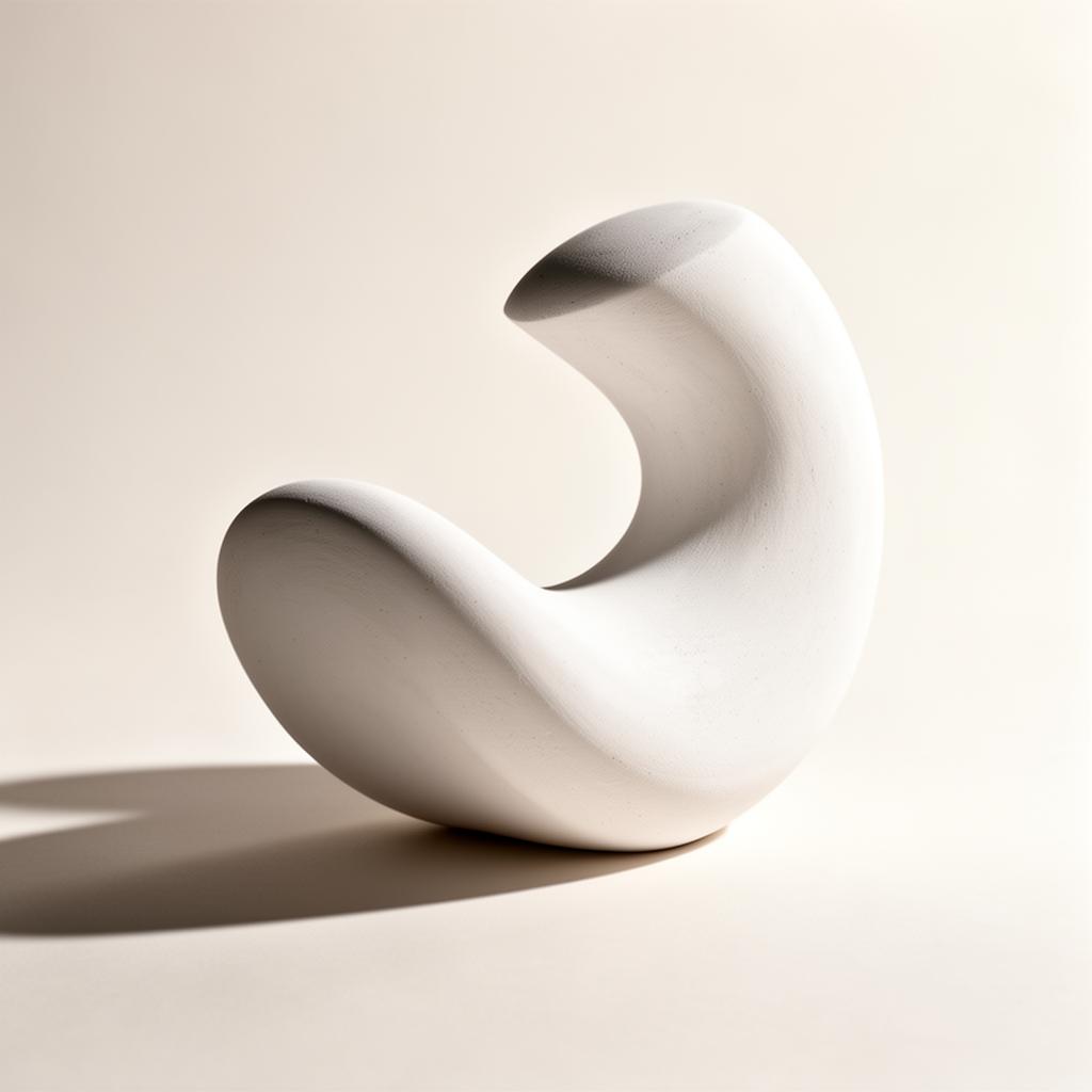 Sculptural form representing intentional design